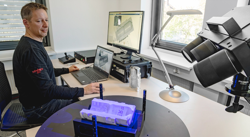 Schultze Anlagentechnik GmbH Flaschenentwicklung 3-D-Scanner