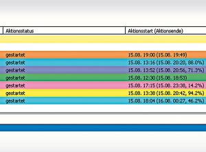Bearbeitungsfortschritt
